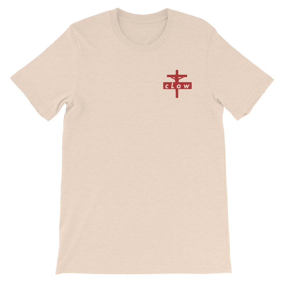 Claw Cross Unisex Embroidered Tee